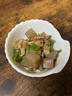 こんにゃくのおかか煮-レシピのメイン写真