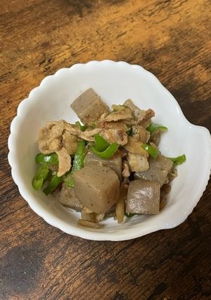 こんにゃくのおかか煮-レシピのメイン写真
