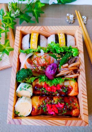 女子学生のお弁当(2023.10.12)-レシピのメイン写真