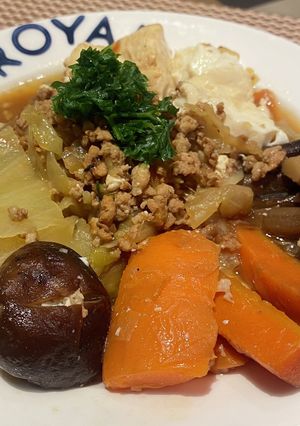 時短!鍋つゆで作る豚キャベツ鍋-レシピのメイン写真
