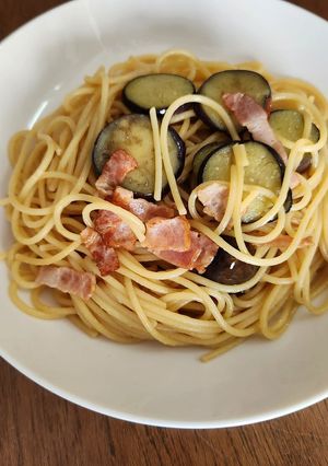なすとベーコンの和風パスタ-レシピのメイン写真