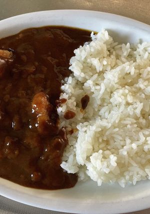 【失敗作】唐揚げカレーライス-レシピのメイン写真
