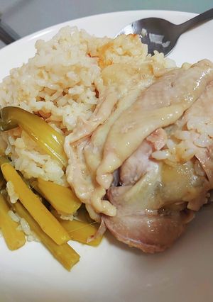 炊飯器で！！カオマンガイ-レシピのメイン写真