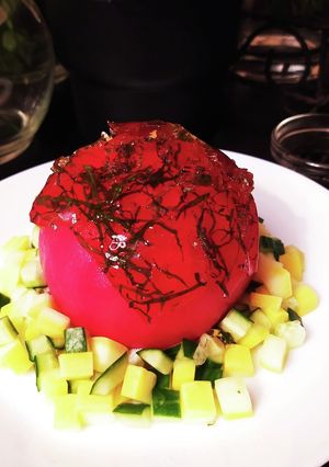 トマトのしそジュレがけ-レシピのメイン写真
