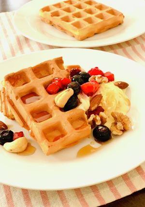 アメリカンワッフル-レシピのメイン写真