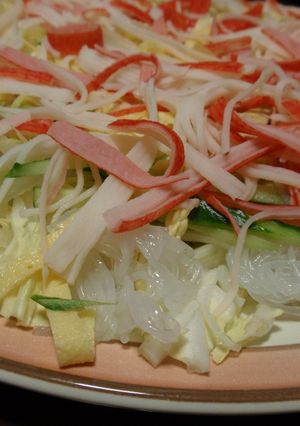 いくらでも食べられる♪春雨サラダ✿-レシピのメイン写真