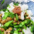 納豆と大根の和えもの