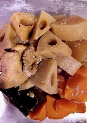 かんたんおいしい！お揚げと根菜煮物-レシピのメイン写真