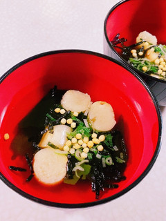 だし茶漬けでお吸い物-レシピのメイン写真