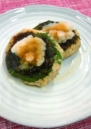 【郡山女子大】アジの豆腐ハンバーグ-レシピのメイン写真