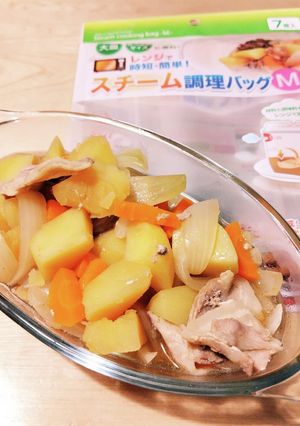 スチーム調理バッグで作る肉じゃが-レシピのメイン写真