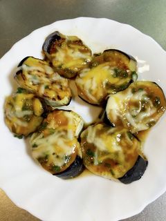 ナスのネギ味噌チーズ焼き-レシピのメイン写真