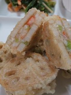 れんこんのはさみ揚げ-レシピのメイン写真