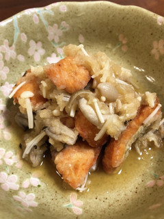 鮭のきのこおろしぽん酢和え-レシピのメイン写真