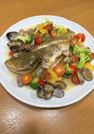 キハタのアクアパッツァ～魚の駅生地～-レシピのメイン写真