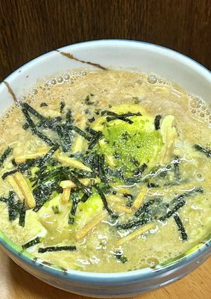 簡単・永谷園のお茶漬け海苔で卵茶漬け-レシピのメイン写真