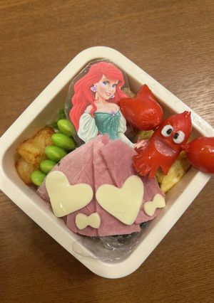アリエル簡単キャラ弁とセバスチャン-レシピのメイン写真