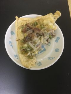 ネギたっぷり油揚げピザ-レシピのメイン写真