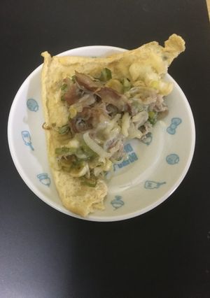 ネギたっぷり油揚げピザ-レシピのメイン写真