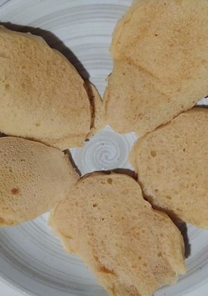 手づかみ☆ベビーダノンきな粉パンケーキ-レシピのメイン写真