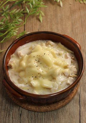 簡単！洋風うどん　チーズシュクメルリ-レシピのメイン写真