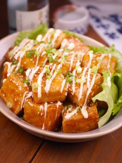 ☆節約大盛りおかず☆厚揚げの照り焼きマヨ-レシピのメイン写真