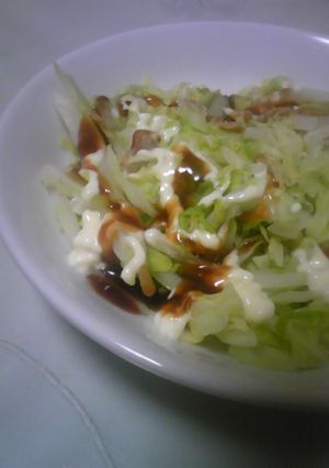 ヘルシー♪お好み焼き風味キャベツ蒸し-レシピのメイン写真