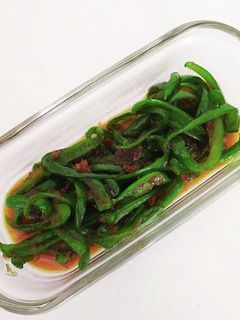おかかピーマンの炒め煮-レシピのメイン写真
