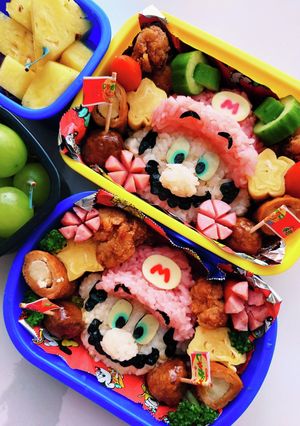 マリオのキャラ弁！-レシピのメイン写真
