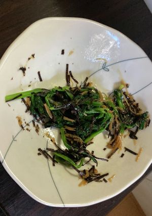 ほうれん草となめ茸の和物-レシピのメイン写真