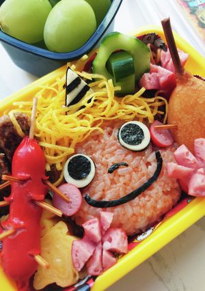 鬼のキャラ弁！-レシピのメイン写真