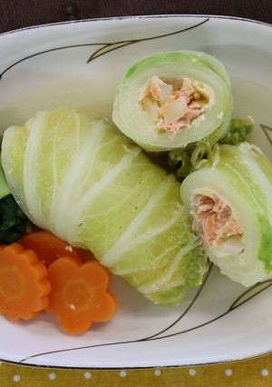 生鮭のロール白菜-レシピのメイン写真