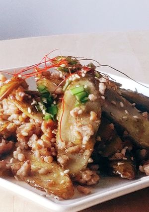 夕食10分★ごぼうの甘辛そぼろ煮★甘辛丼-レシピのメイン写真