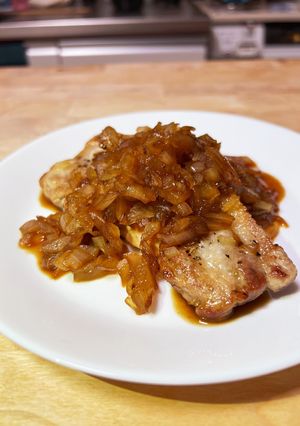 かんたん酢☆豚ロース焼き濃厚玉ねぎソース-レシピのメイン写真