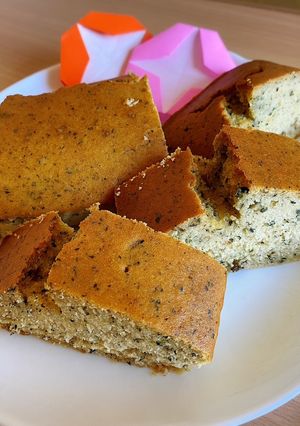 ヘルシーな藍茶ケーキ-レシピのメイン写真