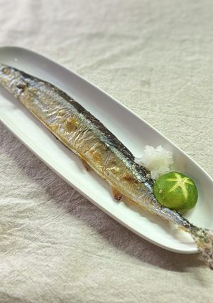 魚の尾ビレを焦がさないように焼く-レシピのメイン写真