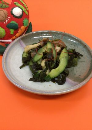 わかめときゅうりの炒め物　-レシピのメイン写真