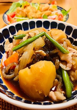 もずく入り肉じゃが-レシピのメイン写真