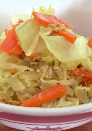 ヘルシー♡キャベツ人参ツナの温野菜サラダ-レシピのメイン写真