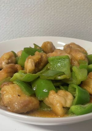 鶏肉とピーマンの甘酢炒め-レシピのメイン写真