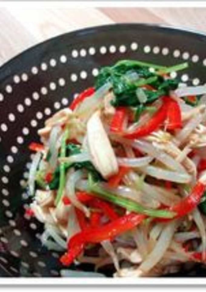 鶏ササミと蒸し野菜のわさびしょうゆ和え-レシピのメイン写真