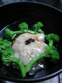 豆入り♪もちもち蓮根蒸し-レシピのメイン写真