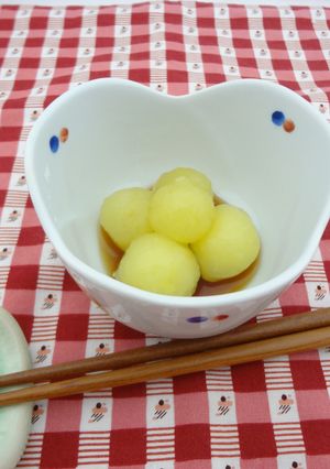 ツルン食感のいもだんご-レシピのメイン写真