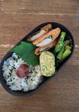 JK☆アスパラマヨ炒め弁当♪-レシピのメイン写真