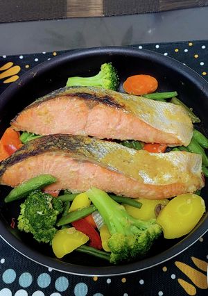 トースターde簡単焼くだけ彩り鮭グリル-レシピのメイン写真