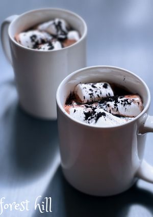 黒いホットチョコレート-レシピのメイン写真