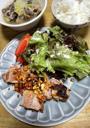 鶏のピリ辛ナッツソースかけ-レシピのメイン写真