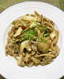 きのこのそばパスタ（月山そばパスタ）