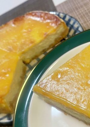 ベイクドチーズ•ヨーグルトケーキ-レシピのメイン写真