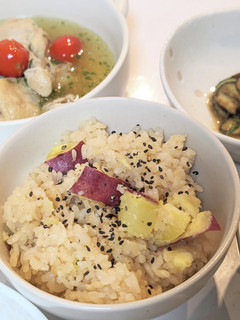 みそバター風味のサツマイモごはん-レシピのメイン写真